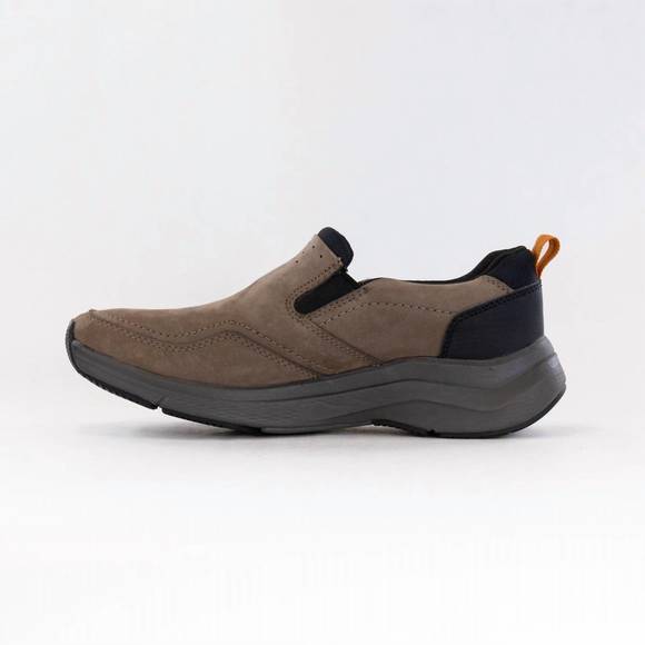 NEW CLARKS men's wave edge in dark taupe - Picture 5 of 6